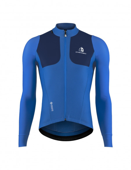 CHAQUETA ETXEONDO MANGA LARGA TEKNIKA GORE-TEX WINDSTOPPER AZUL AZAFATA