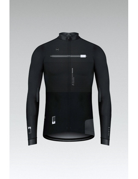 MAILLOT GOBIK MANGA LARGA SUPERCOBBLE HOMBRE DARK COAL