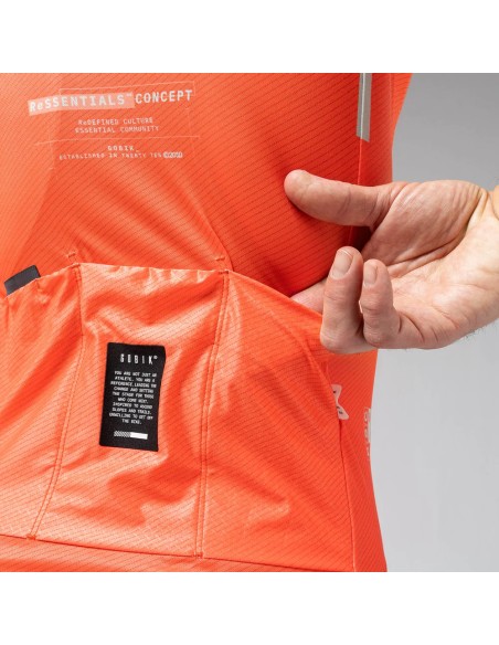 MAILLOT GOBIK MANGA CORTA STARK TANGERINE