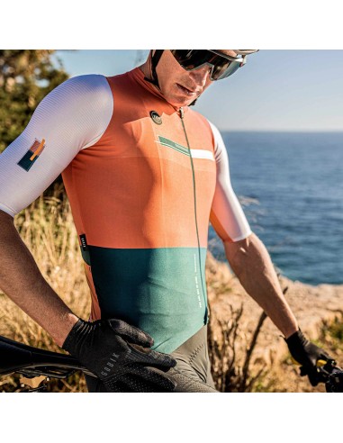 MAILLOT GOBIK MANGA CORTA ATTITUDE 2.0 APRICOT