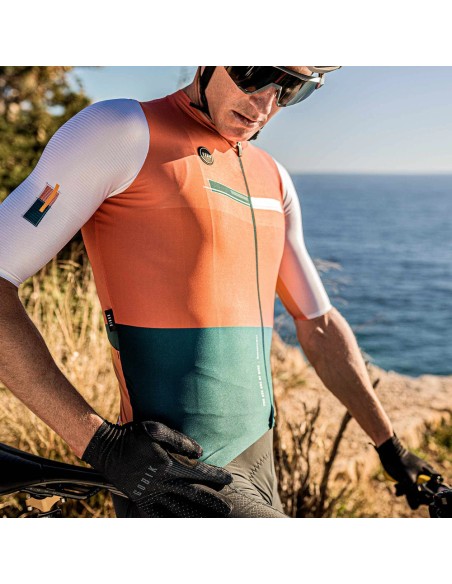 MAILLOT GOBIK MANGA CORTA ATTITUDE 2.0 APRICOT